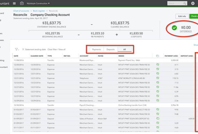do bank statement reconciliation using qbo xero wave excel